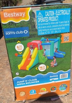 Bestway Jump 'n Climb Kids Inflatable Mega Bouncer