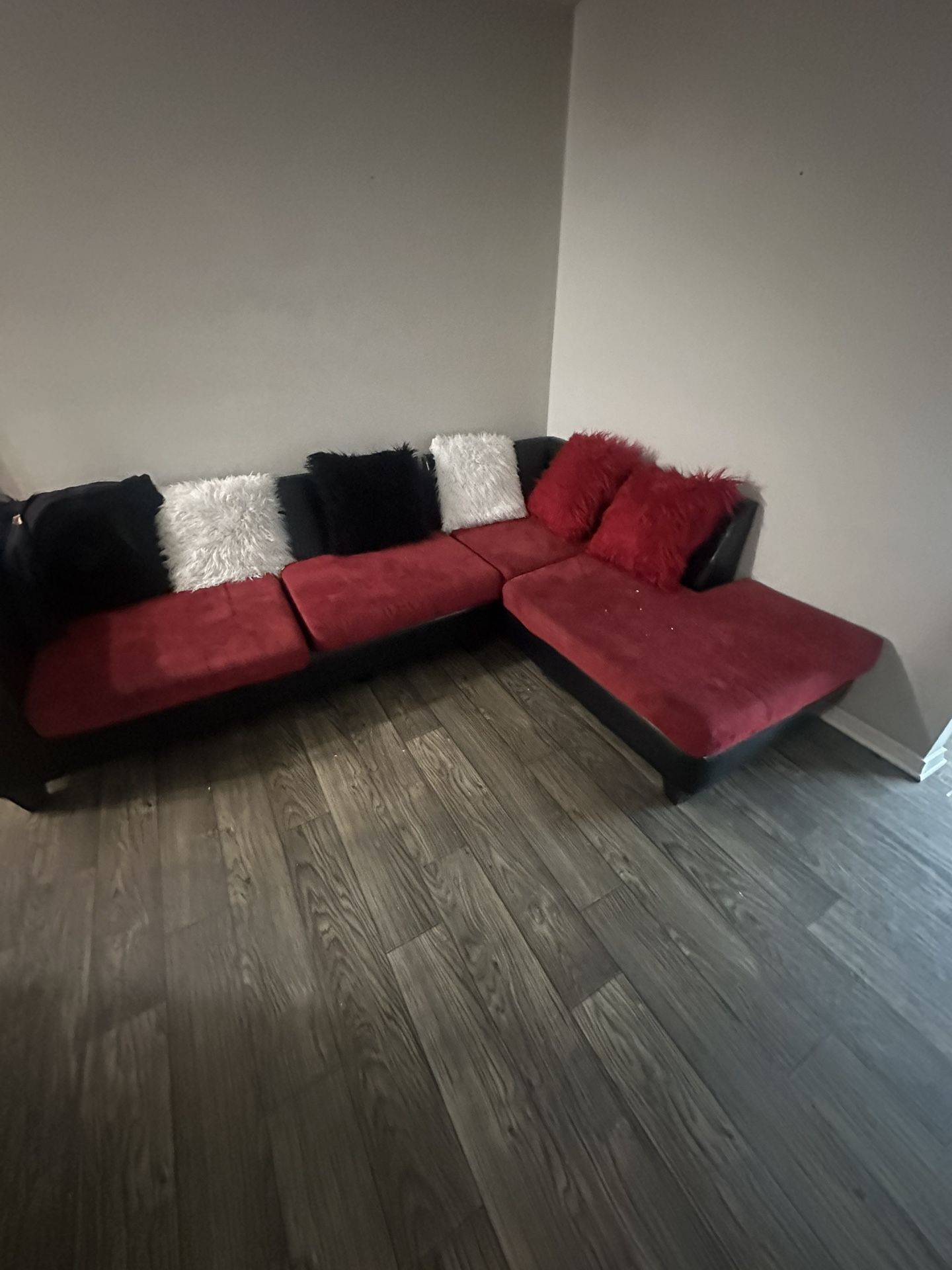 Suede Couch