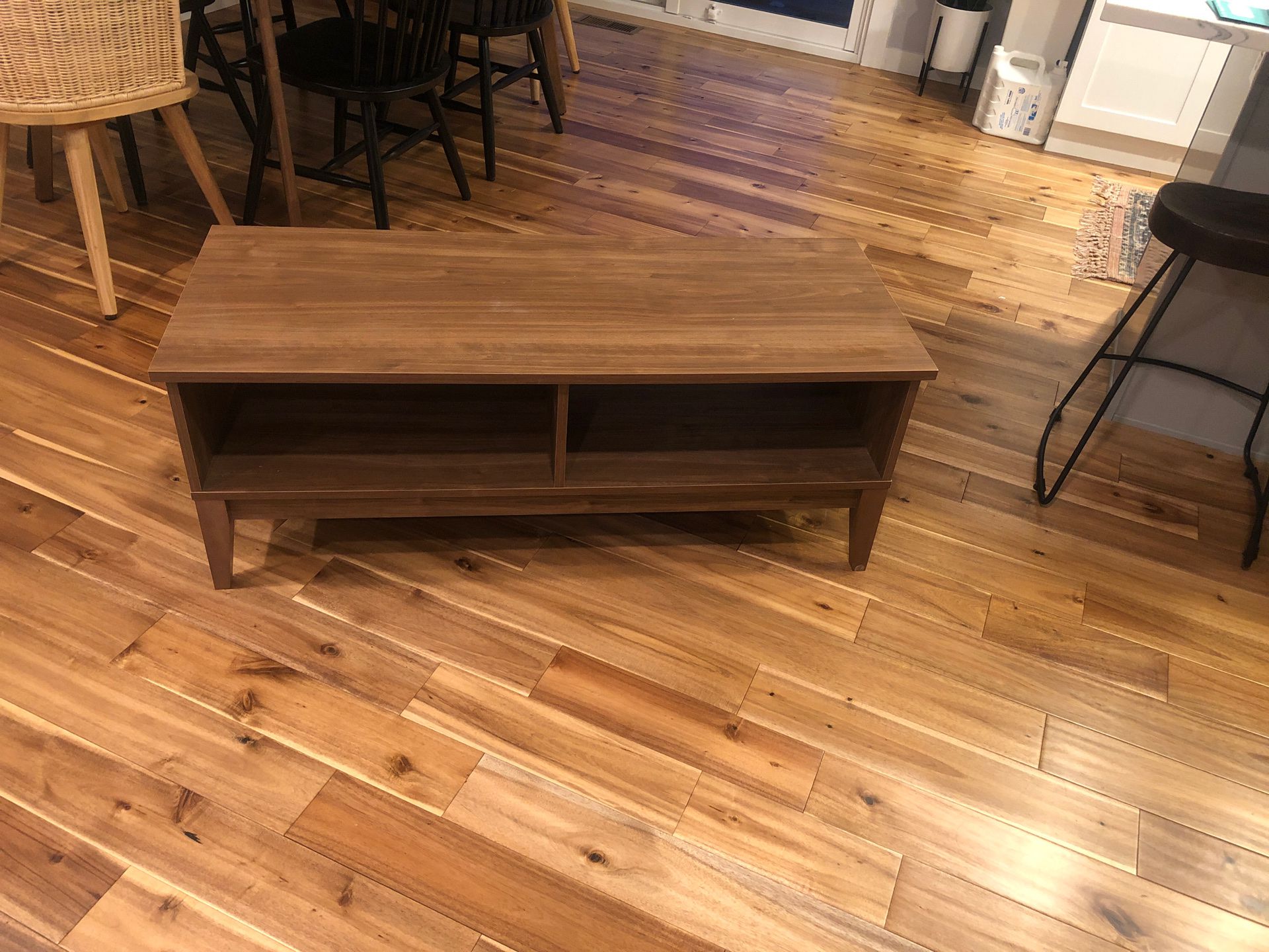 Mid century style coffee table from Target