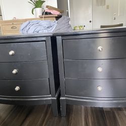 Nightstands Black- Urban Home