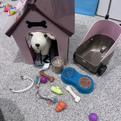 Our Generation Dog Wash And House With Supplies