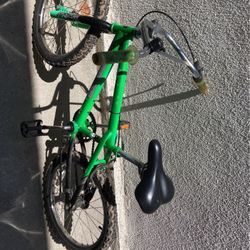 Green BMX Bike