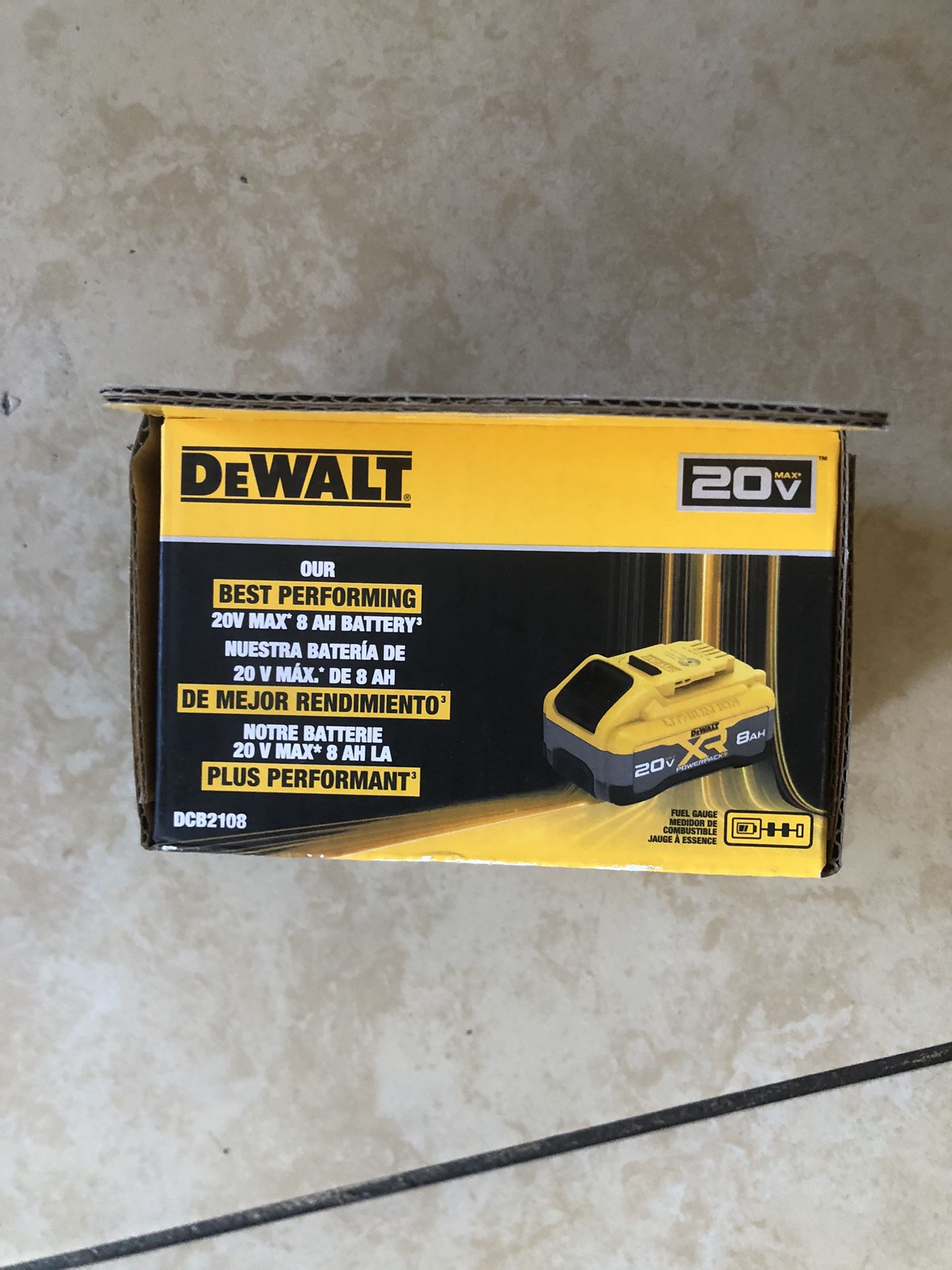 DEWALT 20V MAX XR POWER-Pack Lithium-Ion 8.0Ah Battery
