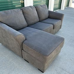 FREE DELIVERY | Grey L Sectional Sofa Couch