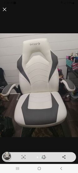 Gaming /Office Chair white N Black Leather