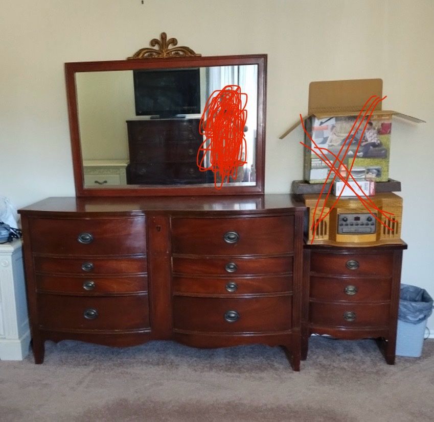 Dressers And Mirror