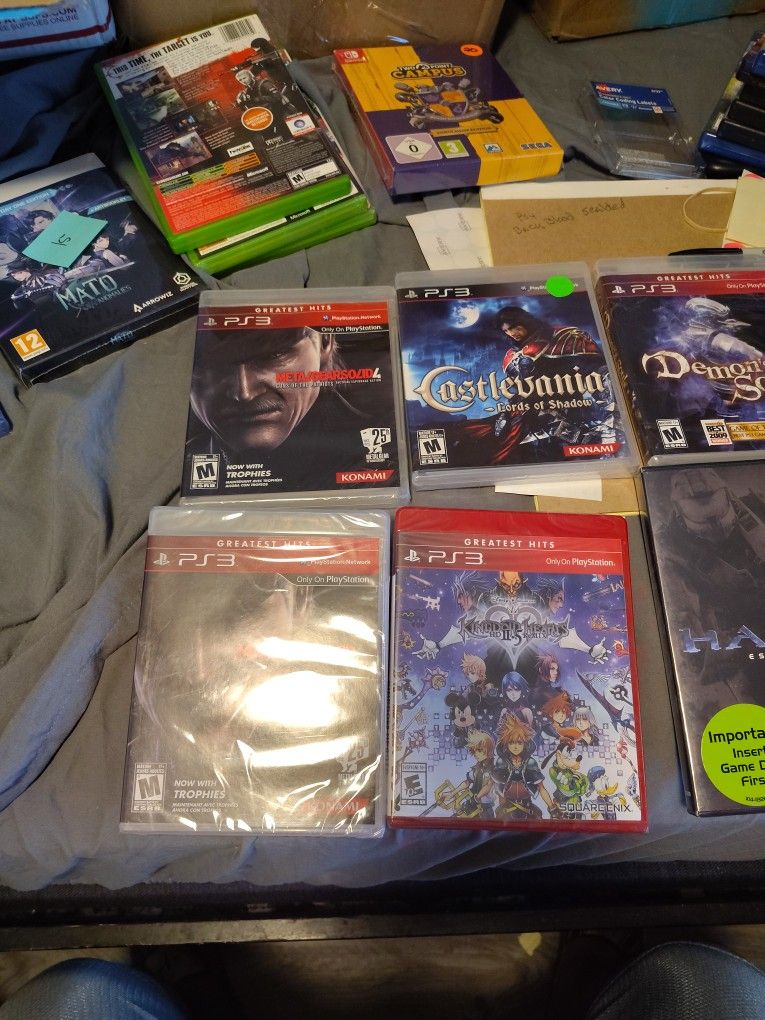 Demon Souls PS3 Castlevania Lords Of Shadow PS3 Metal Gear Solid 4 Two Copies And Kingdom Hearts HD 2.5 Remix PS3