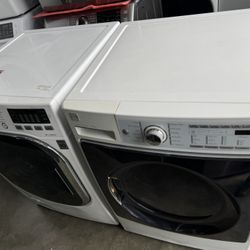 Front load lg washer and front load kenmore dryer high efficiency working perfectly