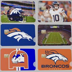 Denver Broncos Bank Card Skins Credit Card Skins Sticker