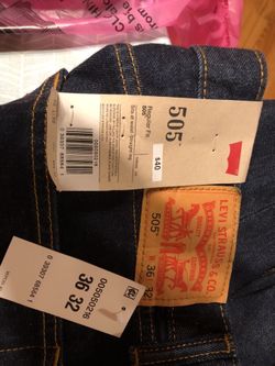 505 Levi jeans 36x32 new