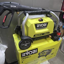 Ryobi 1900 PSI 1.2 GPM Cold Water Wheeled Corded Electric Pressure Washer