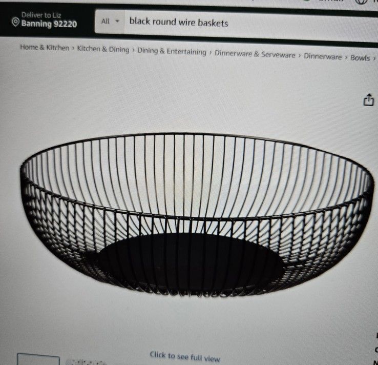 Metal Wire Fruit Basket