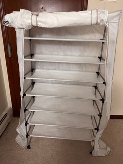 7-Tier Shoe Rack with Cover