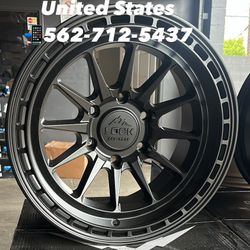 LOCK OFF ROAD 17” 6X139.7 TOYOTA TACOMA 4RUNNER CHEVY GMC SIERRA NISSAN