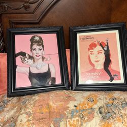 Audrey Hepburn Photos In frames.
