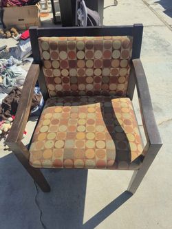 Wooden Frame Accent Chair