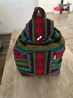 Pinzon Multicolor Mexican Baja Backpack