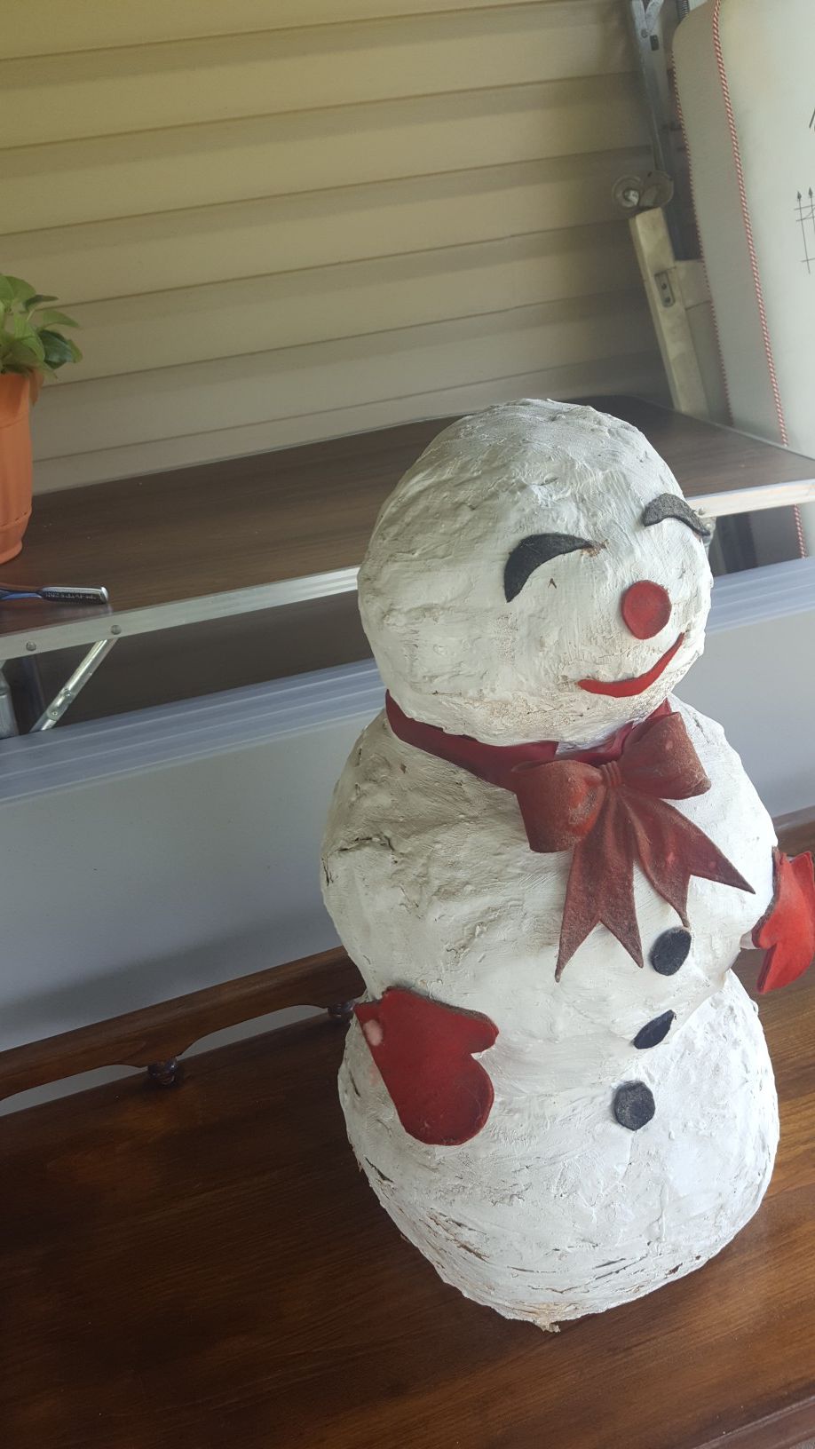 Very old homemade snowman