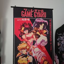 Game Gyaru Scroll Poster