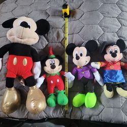 Mickey Plushies Bundle 