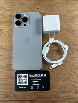 📱 iPhone 15 Pro Max | 256GB | Natural Titanium | Unlocked (Any Carrier)