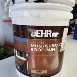 Black Behr Roof Paint - Black