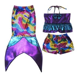 Mermaid Birthday tail shorts top swimsuit