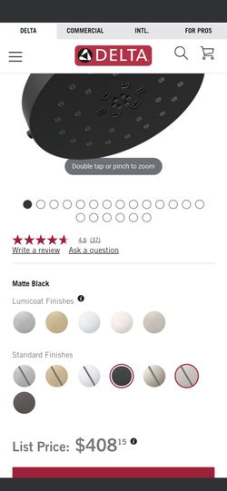 Delta Shower Head 20cm