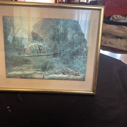 Colorized Silver Foil Landscape