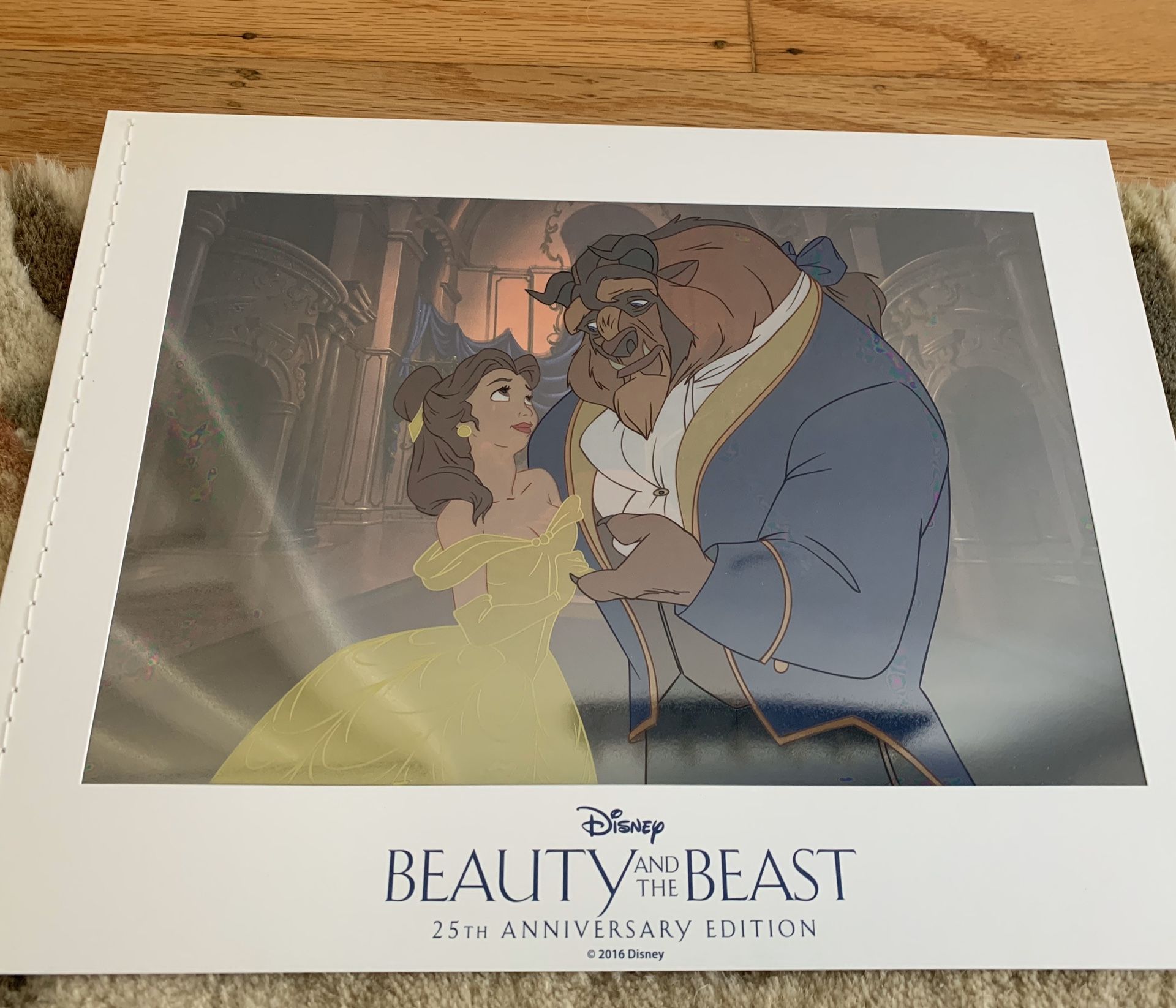 Disney beauty and the beast lithograph