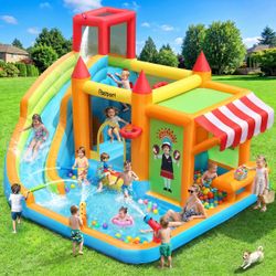 Inflatable Bounce House Water Slide