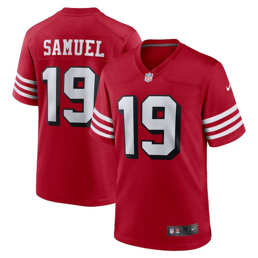 49ers Deebo Samuel #19 Red Jersey Xl