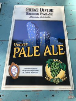 Set of 3 Deadstock Vintage Great Divide Brewery Posters