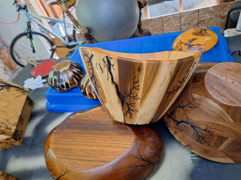 handcrafted wood art/ home deco