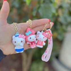 Hello Kitty & My Melody Keychains