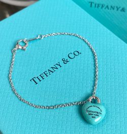 Tiffany Blue Fat Heart Bracelet