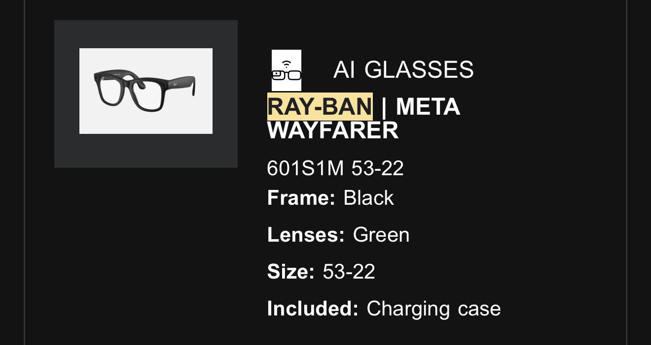 RAY-BAN | META WAYFARER