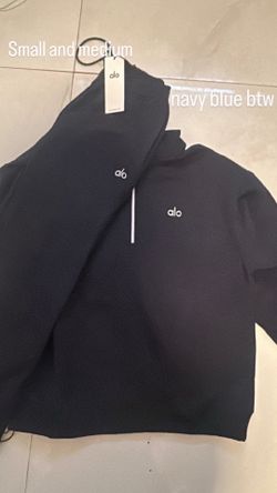 Navy full set blue dark quarter zip S-M