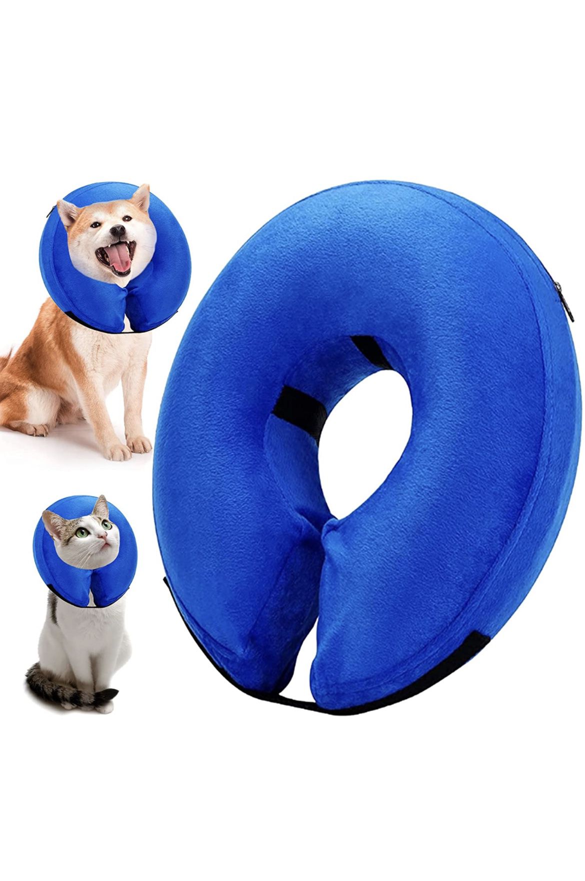 Large Protective Inflatable Dog Cone Collar *NEW NEVER USED*