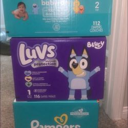 Pampers Size 1 And 2