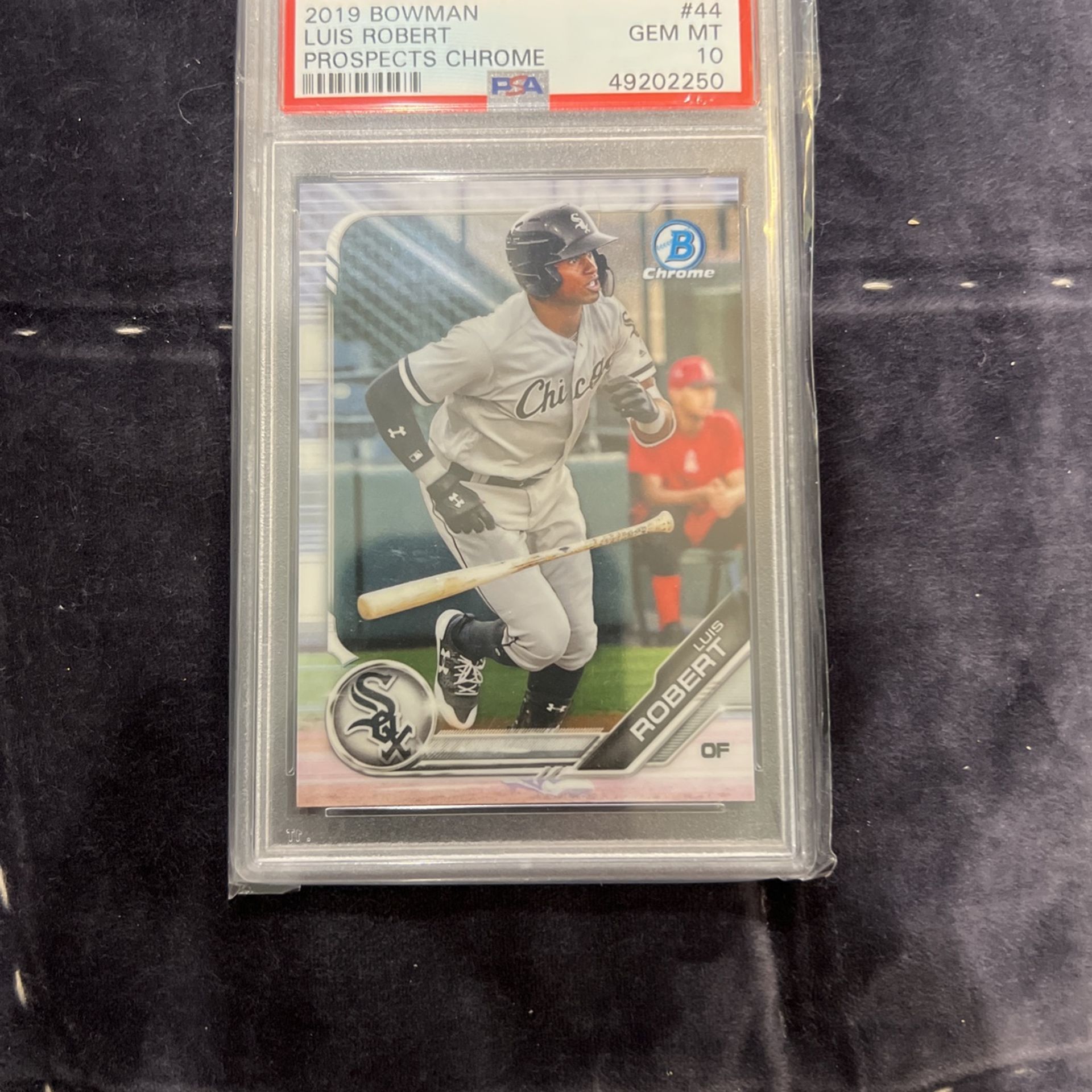 Luis Robert 2019 Bowman Prospects Chrome Gem MT 10 Card