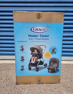 NEW Graco Modes Closer Travel System Stroller Car Seat Set