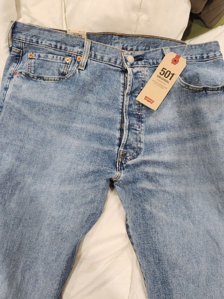 36x34 New 501 Levi Jeans