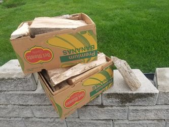 Boxes of dry-seasoned firewood (Ask about delivery)