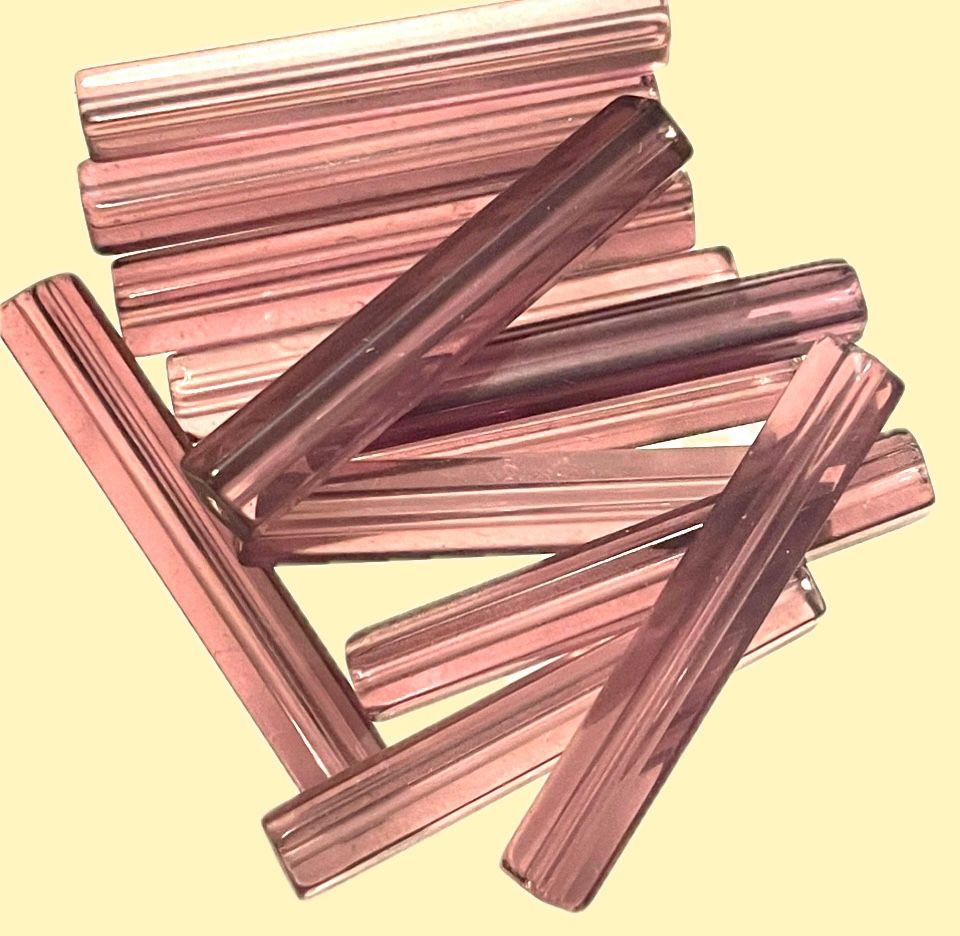 Lot Of 12- 40mm Glass Beads