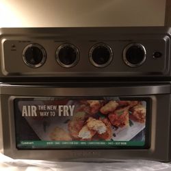 Brand New “Black Stainless Cuisinart” Airfryer  Toaster Oven