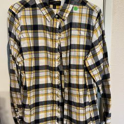 Womens Banana Republic Plaid Shirt