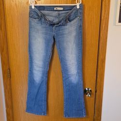 Levi's Bootcut Jeans Medium Wash Blue Denim 5-Pocket Juniors