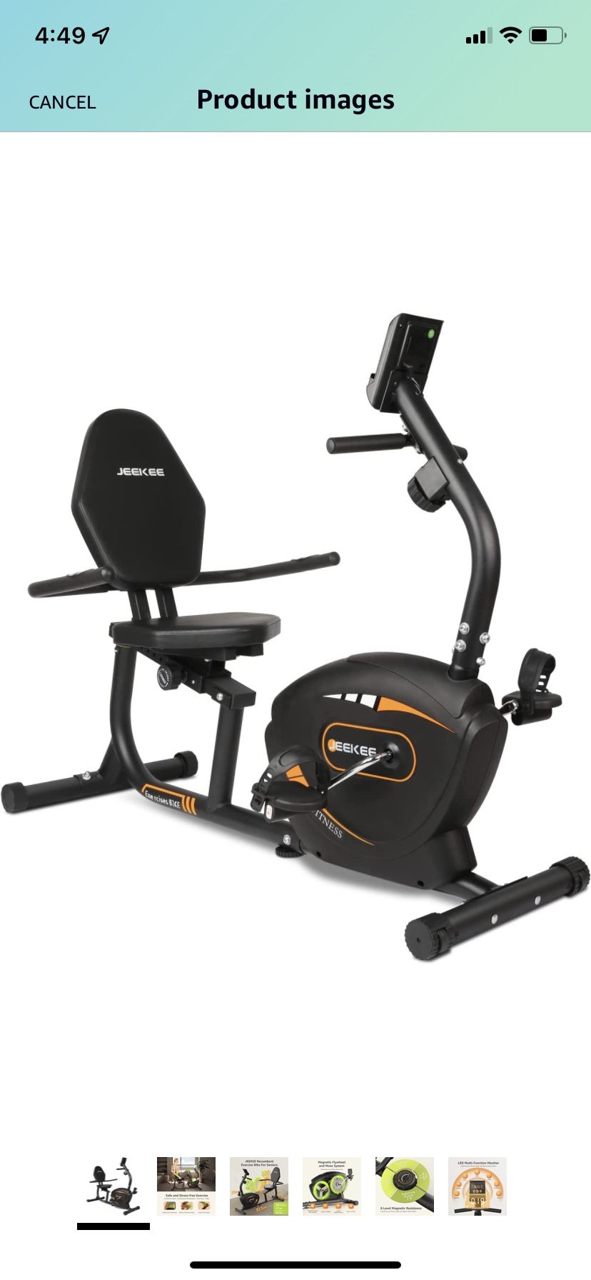 Home Indoor Recumbent Exercise Bike