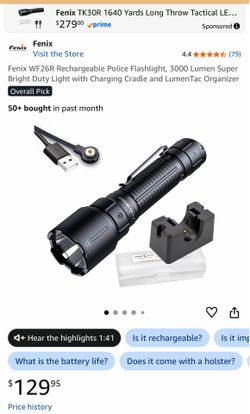 Fénix flashlight wf26r